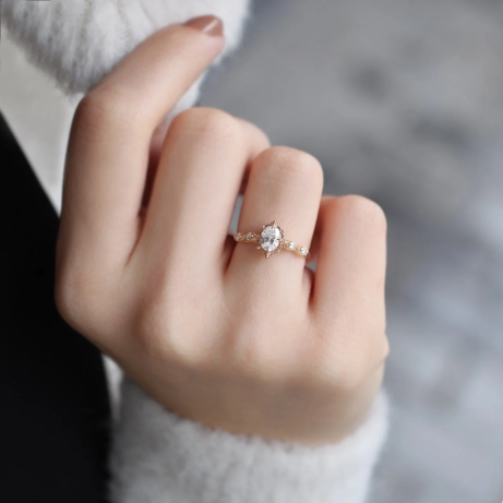 0.50 Karat D VS2 GIA Sertifikalı Vintage Aria Pırlanta Yüzük 
