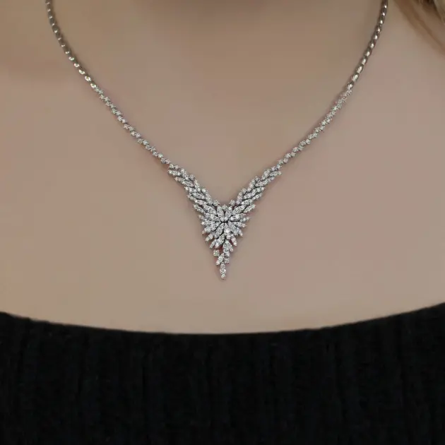 2.50 Karat Özel Tasarım Gerdanlık - 1