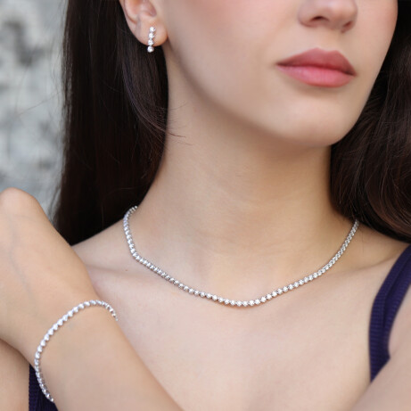 8.50 Karat Suyolu Pırlanta Set - 