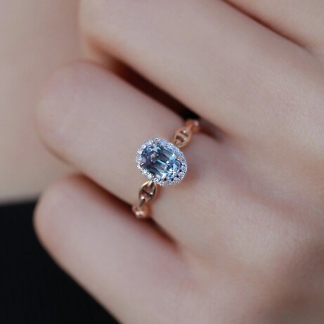 Vintage Alexandrite & Pırlanta Tektaş Yüzük - 